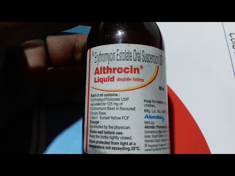 Althrocin Liquid Infection Best Antibiotic
