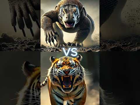 (big) cats VS (big) lizards (lynx, lion, tiger, komodo dragon..)