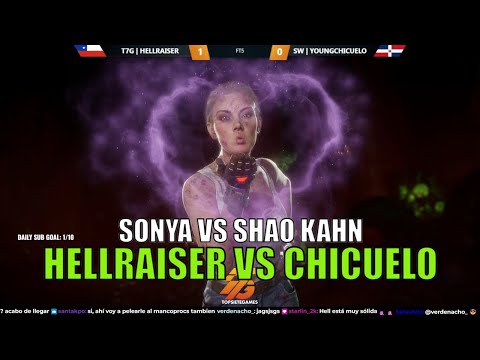 HELLRAISER VS YOUNG CHICUELO  - Shao Kahn vs Sonya FT5 - Mortal Kombat 11 Ultimate