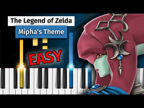 Mipha's Theme - The Legend of Zelda: Breath of the Wild - EASY Piano Tutorial