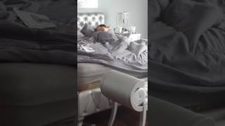 Mom Asleep In Bed With Lit Cigerette