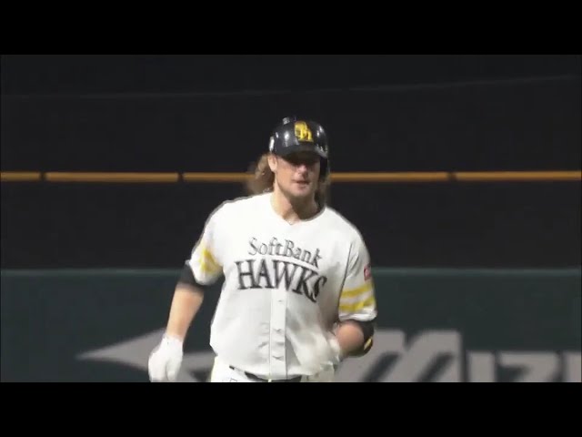 【ファーム】高々と舞い上がるホークス・ジェンセンの反撃弾!! 2017/9/15 H-C(ファーム)