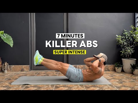 7 Min KILLER ABS Workout | INSANE AB & OBLIQUES Workout - No Equipment