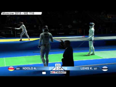 Moscow 2015 WE WorldChampionships T16 05 green Lehis K EST vs Ndolo A GER