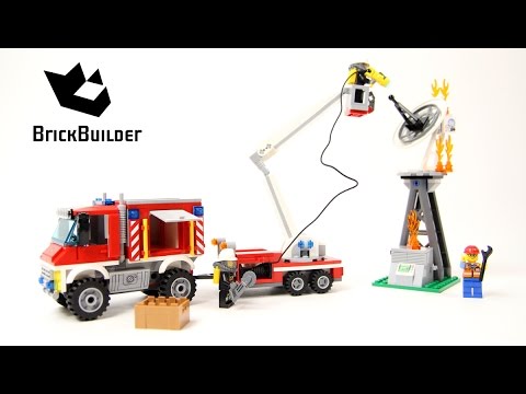 Vidéo LEGO City 60111 : Le camion d'intervention des pompiers
