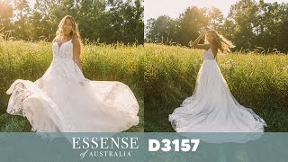 Stunning Lace Wedding Dress With Flared Skirt | Essense of Australia D3157