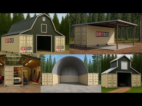 Shipping Container Roof Ideas For Building Container Shelters