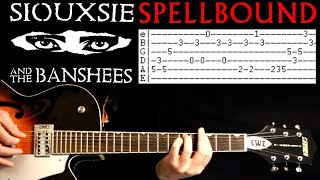 Siouxsie and the Banshees Spellbound Guitar Lesson / Guitar Tabs / Chords / Cover / Stranger Things