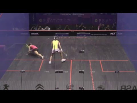 Squash: Outrageous Skill From Grinham At Women's Worlds