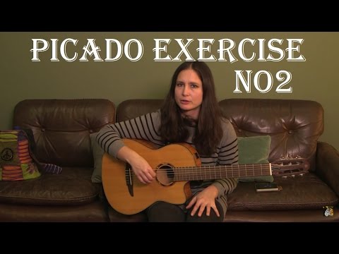 Developing Picado speed - 3 notes per beat (with TAB) The metronome sessions No2 ✔