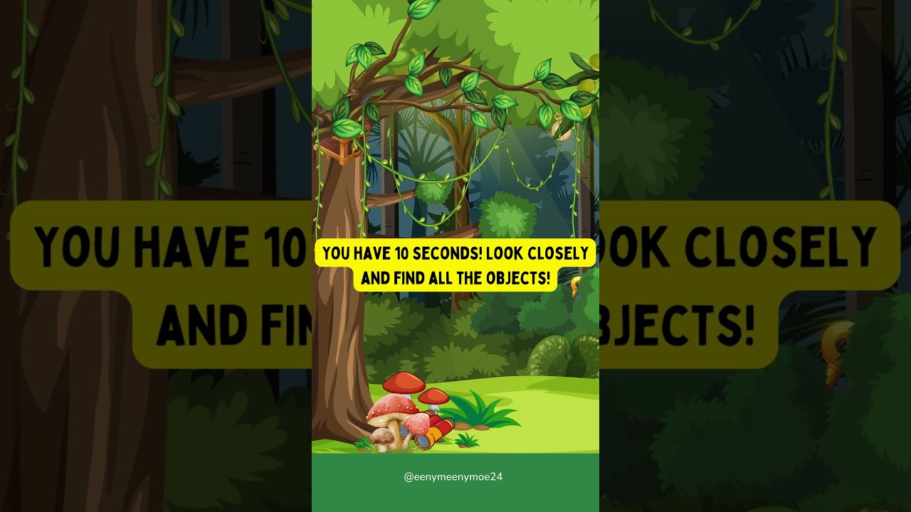 Jungle Adventure: Hidden Objects Challenge! #HiddenObjects #JungleAdventure #PuzzleQuest