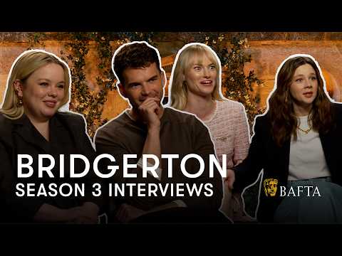 afbeelding Nicola Coughlan and Luke Newton on Penelope and Colin's love story in Bridgerton Season 3 | BAFTA