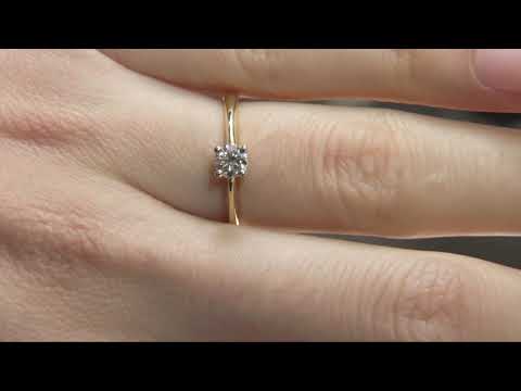 DR063 Solitaire Diamond Engagement Ring