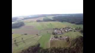 preview picture of video 'Gyrocopter take off at Nittenau-Bruck airfield for a scenic flight over the Upper Palatinate'