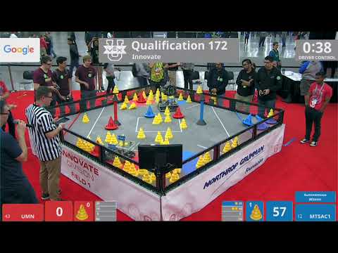 2018 VEXU Innovate Q172 - UMN vs MTSAC1 - 12 to 57