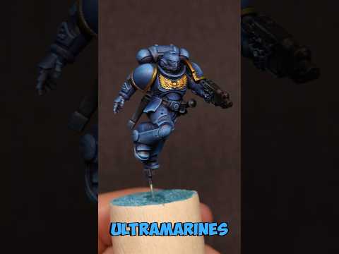 Painting tabletop ready Ultramarines FAST with PURPLE? (Warhammer 40k Paint Recipe)