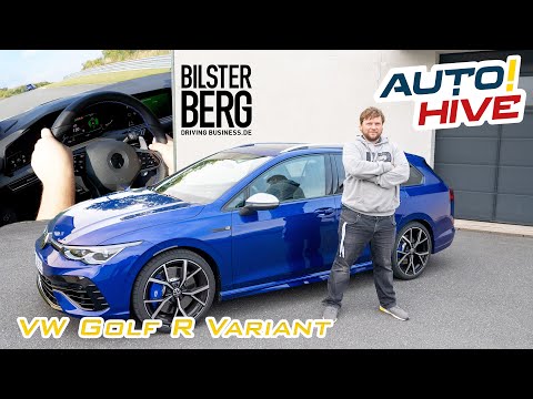 Rennstrecke!!! Alex mit dem 2021 VW Golf R Variant auf dem Bilster Berg