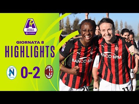 Napoli W.-Milan 0-2 | Grimshaw e Appiah firmano la vittoria rossonera | #SerieAWomenAthora