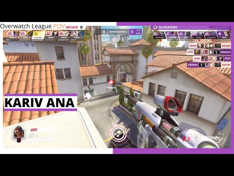 KARIV ANA POV | Playoffs | Toronto Defiant vs Los Angeles Gladiators | OWL Season 2020