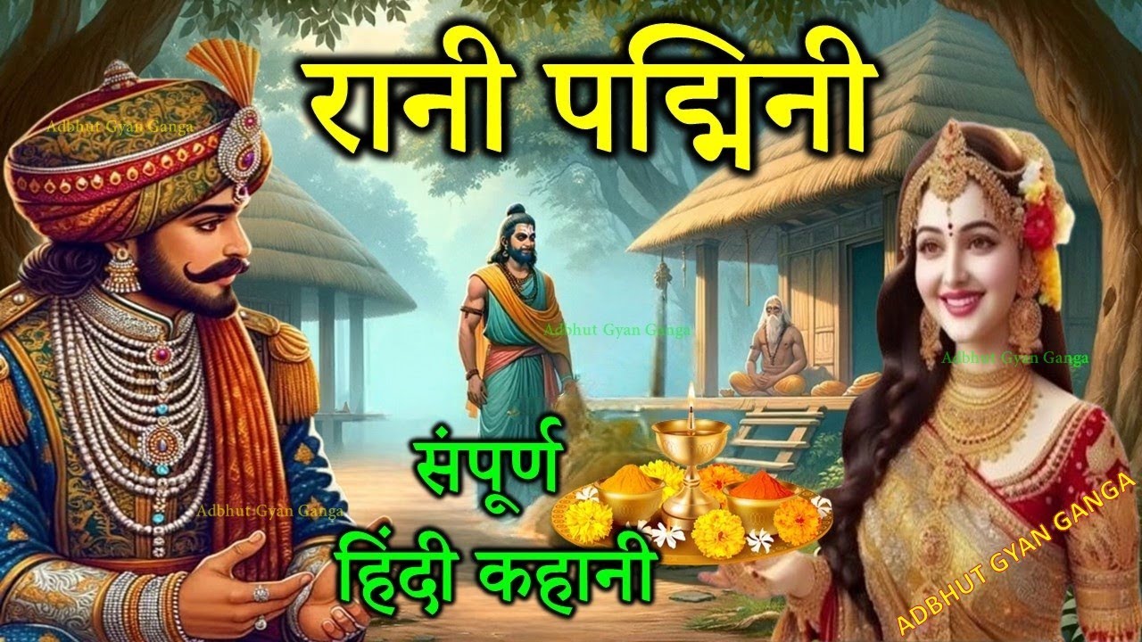 रानी पद्मिनी - संपूर्ण हिंदी कहानी | Rani Padmini Hindi Story || #ranipadmini  @अद्भुत Gyan Ganga