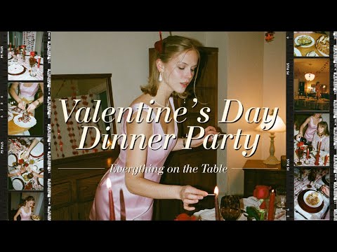 Come host a Valentine's Day Dinner Party with me!│ENTIRE PROCESS