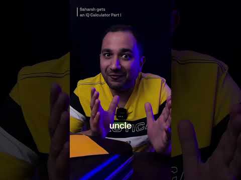 Saharsh gets an IQ calculator Part I