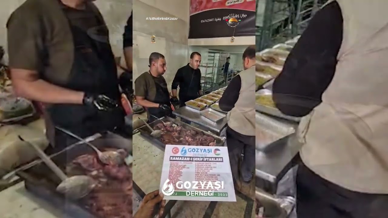 Gazze'de 72 Nolu Yemek dağıtımımızı gerçekleştirdik.