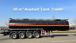 Nov&yacute; cisterna na prepravu asfaltu CHIV Trailer 4 Axles 30CBM Asphalt Tanker Semi Trailer | Obraz 4 - Autoline