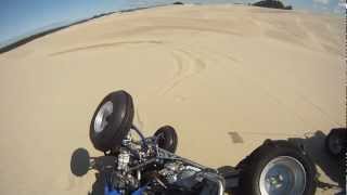 preview picture of video 'Florence, OR Dunes ATV Crash, Gopro 2012'