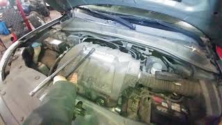 2008 Honda Pilot transmission service. Drain and fill automatic transmission