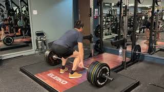 【筋トレ】ナローデッドリフト170kg【趣味】/ Tom (51 y/o) Deadlift / Kreuzheben / soulevé de terre 170kg Hook Grip