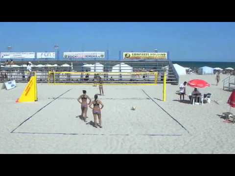 Finala mica a campionatului National  de Volei de Plaja - Junioare Mamaia 2012
