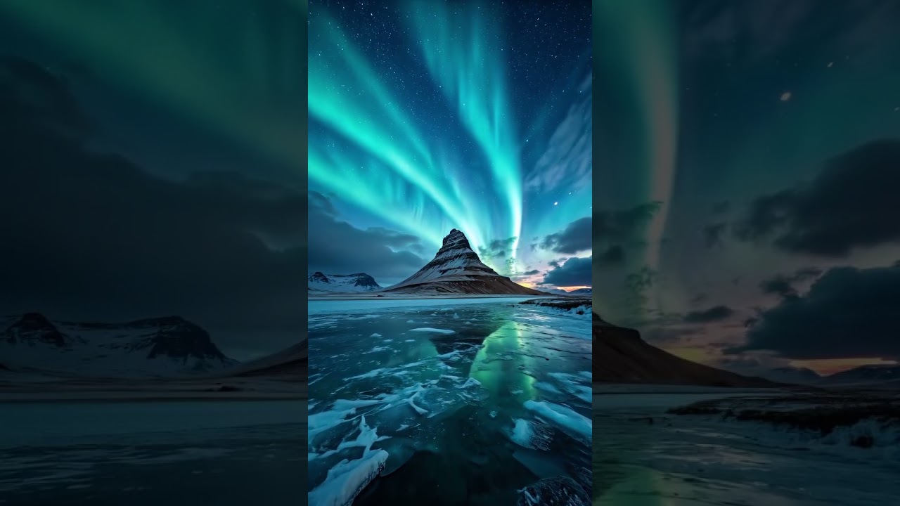 Scenic Northern Lights in Norway | Dreamy Landscape Views #northernlights #nature #aurora #scenery
