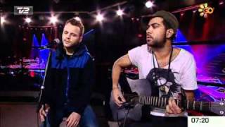 Bryan Rice - Midnat i Europa ( Thomas Helmig ) Go&#39; Morgen DK d. 4-11-2010.