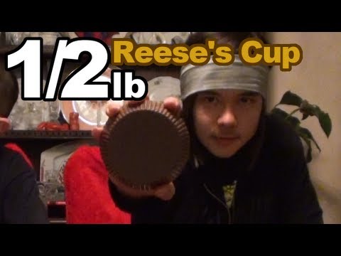 Giant Reese's Cup Eat-off!