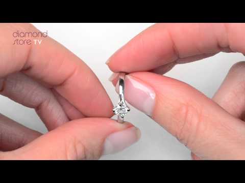 UT24 - Lily Platinum 0.50CT Canadian Diamond Ring