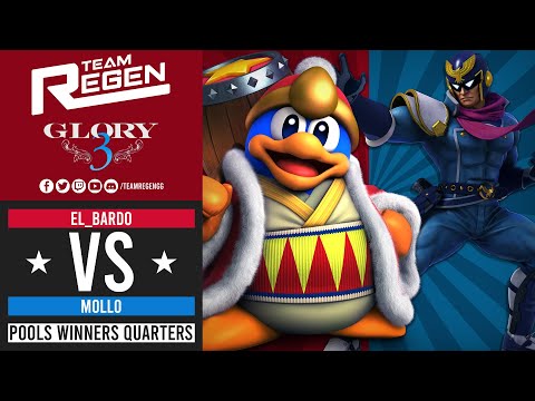 Glory 3 (Eng Comms): Pools Winners Quarters - El_Bardo (King Dedede) Vs BG| Molo (Captain Falcon)