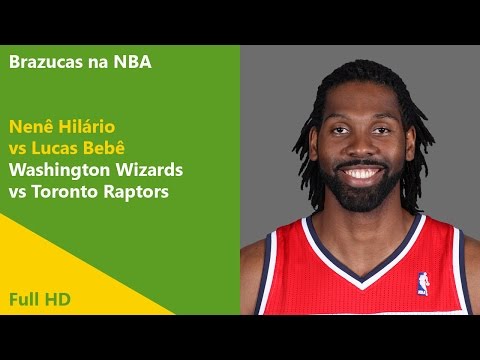 Nenê Hilário (Wizards) x Lucas Nogueira (Raptors) - 26/01/16