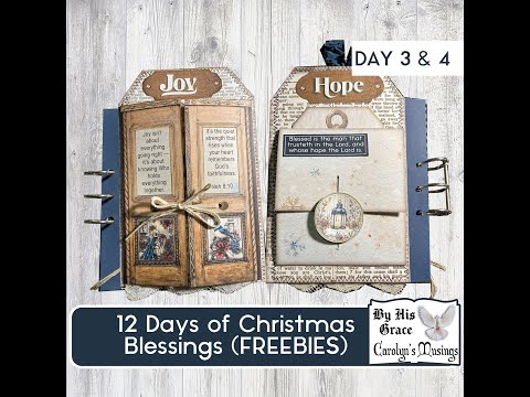 12 Days of Christmas Blessing Freebies (Day 3 & 4) #freebies #christianjunkjournal