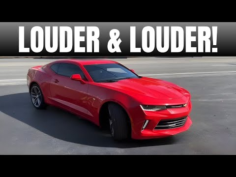 2017 Chevy Camaro RS V6 Gets LOUDER & LOUDER!