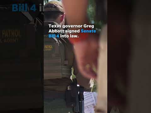 Gov. Abbott signs bill allowing Texas police to arrest illegal migrants at border Shorts