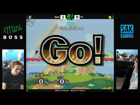 Mini Boss 5 SSBM Pools - Gem (White Marth) vs Pyr (Fox)