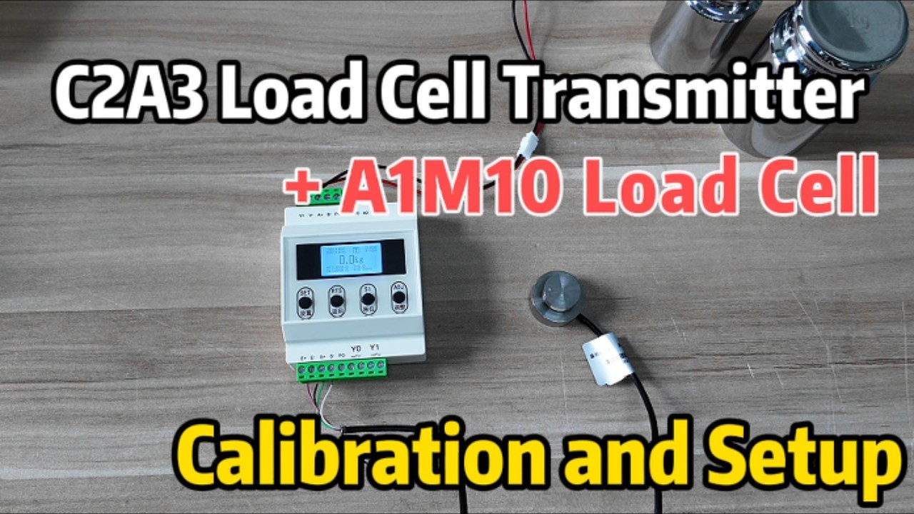 ST Indicator +A1M10 Load Cell Calibration and Setup Tutorial