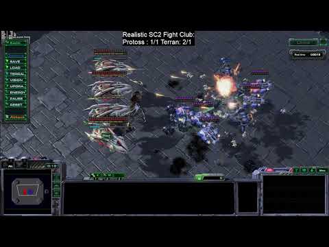 Realistic SC2 Fight Club EP.8 Protoss Mech vs Terran Bio