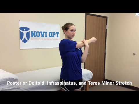 Posterior Deltoid, Infraspinatus, Teres Minor Stretch