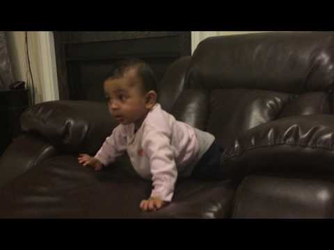 6 month old Vatsal dancing on kala Chashma