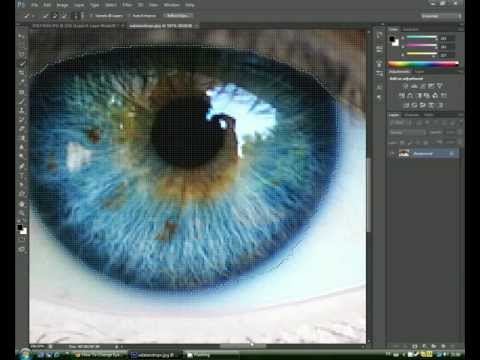 comment modifier yeux photo