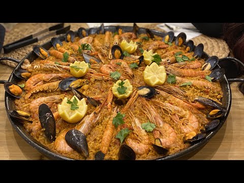 Authentic Spanish Seafood Paella Recipe | Helina Sanchez