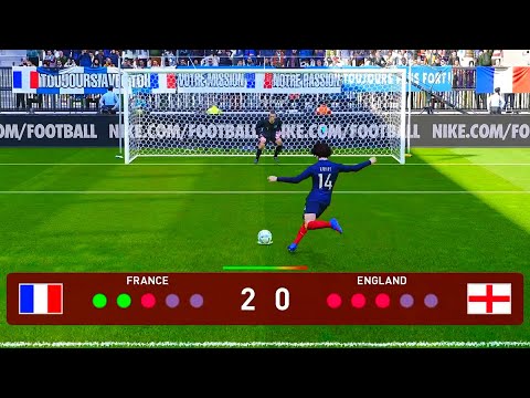 PES 2021 | France vs England – Penalty Shootout – World Cup 2022 – Gameplay