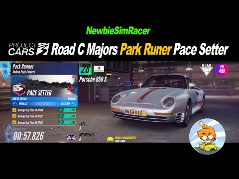 Project Cars 3 - Road C Majors Park Runner Pace Setter - Porsche 959 S 0:57.826 | PC VR